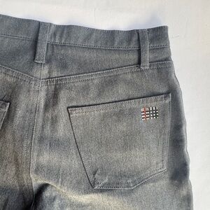 BURBERRY Gray stretch straight leg pants euro sz 38 (s/m)